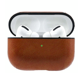 Чехол для AirPods Pro leather Case (кожа) (DK-2) коричневый PluseRus - Сервис Плюс Рус