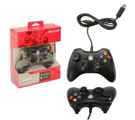 Джойстик XBOX 360 Wired Controller (проводной) черный - Сервис Плюс Рус