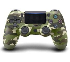 Беспроводной джойстик для PlayStation 4 (PS4) Камуфляж, зеленый - Сервис Плюс Рус