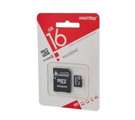Карта памяти Micro SD 16GB Smart Buy class 4 - Сервис Плюс Рус