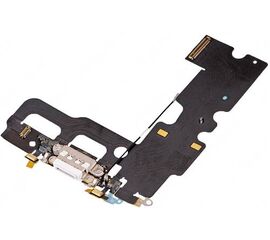 iPhone 7 Нижний шлейф (снятый оригинал) - белый - Сервис Плюс Рус