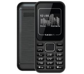 Телефон Texet tm-120 - черный - Сервис Плюс Рус