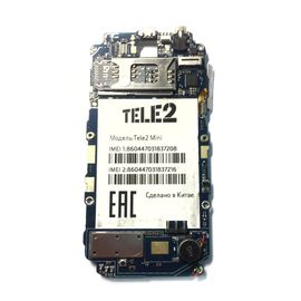 Tele2 Mini Материнская плата в сборе с элементами (org.) Tele 2 - Сервис Плюс Рус