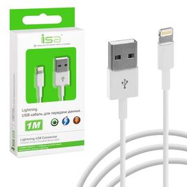 Lightning USB кабель для передачи данных для Apple (isa 1m) 8 pin - Сервис Плюс Рус