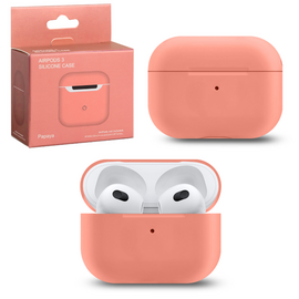 Силиконовый чехол Silicone Case для AirPods 3, Папайя - Сервис Плюс Рус