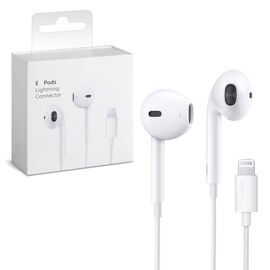 Гарнитура / Наушники для Apple iPhone (EarPods с Lightning Разъемом) (AA) - Сервис Плюс Рус