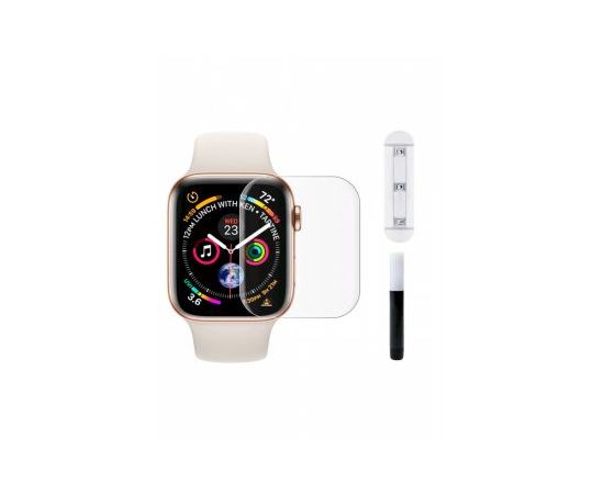 Защитное стекло для 3D Nano Optics для Apple Watch (UV Glue), прозрачное, с лампой и клеем - 40mm Apple - Сервис Плюс Рус