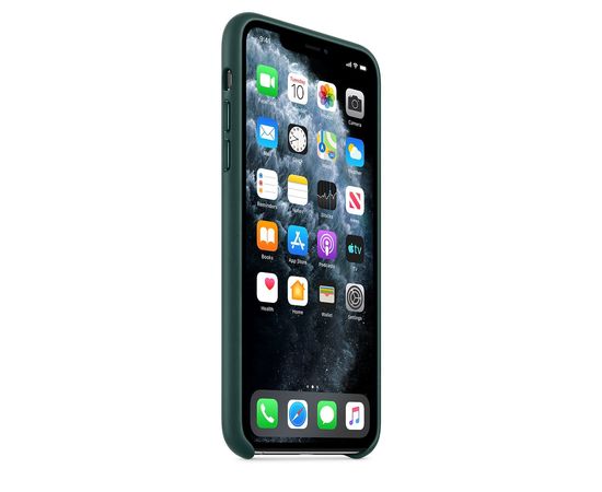 Чехол iPhone 11 Pro Max Leather Case - Forest Green Apple - Сервис Плюс Рус