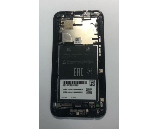 Asus ZenFone 2 Laser (ZE500KL) Дисплей в сборе с тачскрином (Черный) (original) ASUS - Сервис Плюс Рус