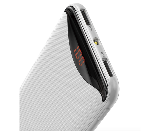 Внешний аккумулятор 10000 mAh Gentleman PPLN-A02 Baseus белый Baseus - Сервис Плюс Рус