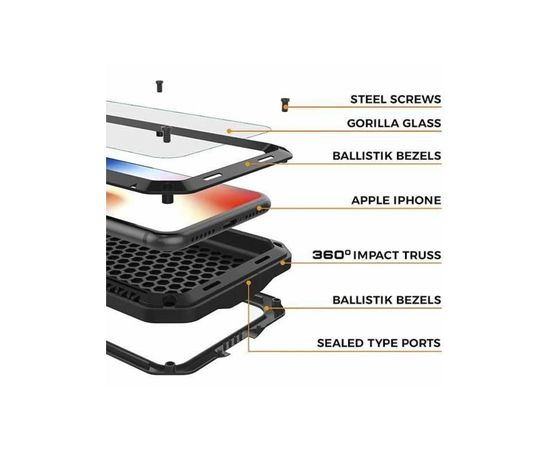 Чехол противоударный/водонепроницаемый для Apple iPhone 8 Plus Taktik LunaTik - Сервис Плюс Рус