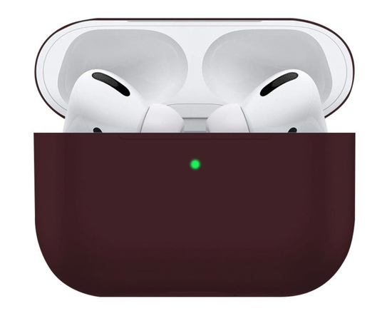 Силиконовый чехол Silicone Case Slim для AirPods Pro, коричневый Нет бренда - Сервис Плюс Рус