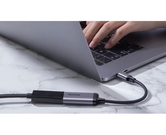 Переходник Type-C на Mini DP + Type-C CAHUB-YOG Baseus Baseus - Сервис Плюс Рус