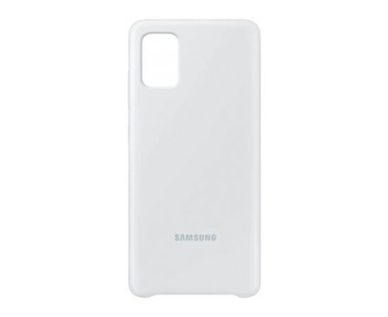 Чехол Samsung A71 Silicone Cover серебристый Samsung - Сервис Плюс Рус