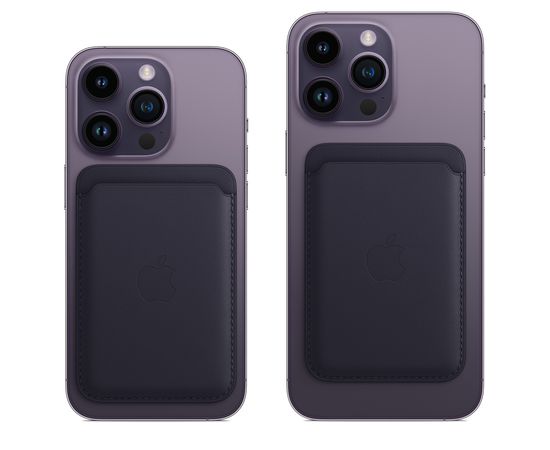 Кардхолдер для Apple iPhone Leather Wallet with MagSafe - Dark Cherry - Сервис Плюс Рус