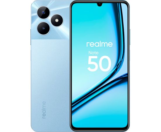 Смартфон Realme Note 50, 3/64ГБ, голубой Realme - Сервис Плюс Рус