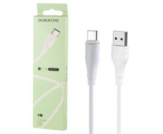 Кабель USB Type-C BX18 2M Borofone белый Borofone - Сервис Плюс Рус