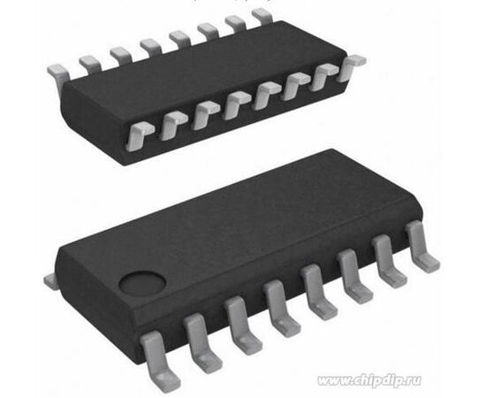 HEF4052BT,653, Два 4х канальных мультиплексора [SO-16] - Сервис Плюс Рус