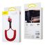 Кабель USB Lightning 1M 2A Fish Eye Spring Data Cable Baseus красный CALSR-09 - Сервис Плюс Рус