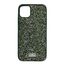 Силиконовый чехол-накладка со стразами SWAROVSKI для iPhone 11 Pro Max, Зелено-изумрудный - Сервис Плюс Рус