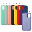 Чехол силиконовый iPhone 12 Pro Max (6.7) NANO 2.0 mm (с магнитом) С LOGO - зеленый №1 - Сервис Плюс Рус